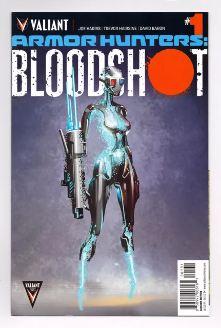 Armor Hunters Bloodshot #1 1:10 Crain Character Design Variant Valiant Vei Vf