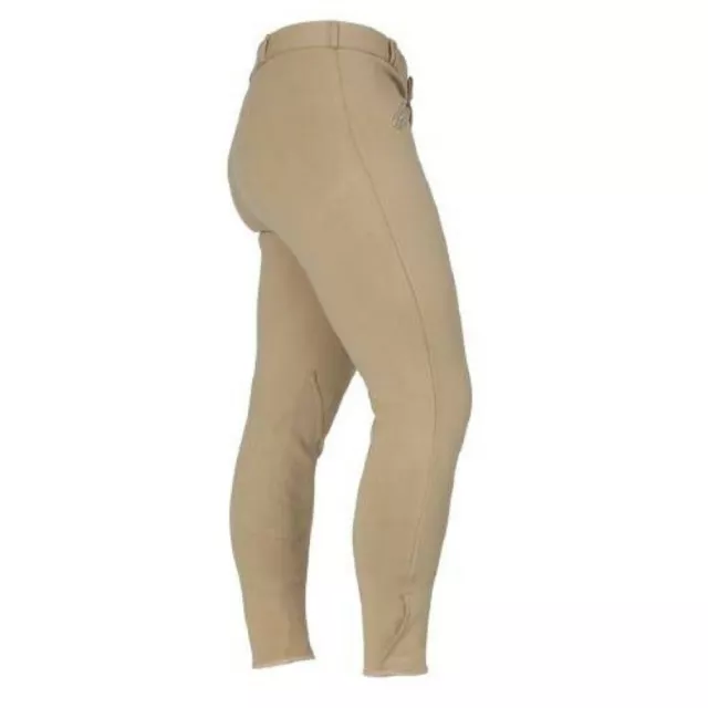 Mens Horse Riding Cotton Rich Breeches - Beige - Size 38" Shires - 8716