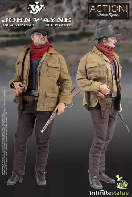 ACTION! HEROES JOHN WAYNE DELUXE VERSION 1/6 Action Figure 30 cm INFINITE STATUE 3