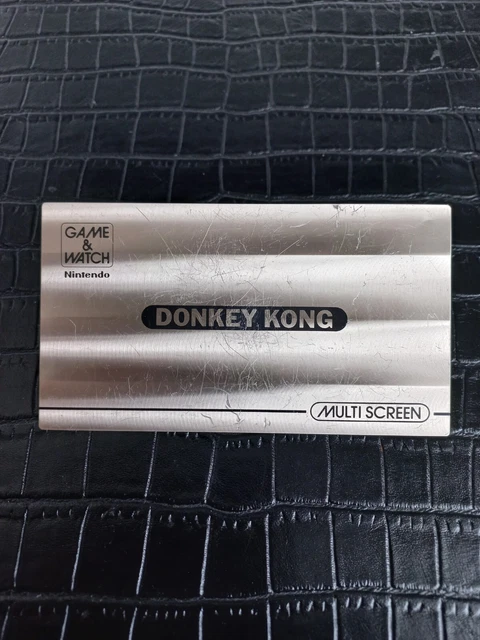 game watch nintendo plaque déco DONKEY KONG