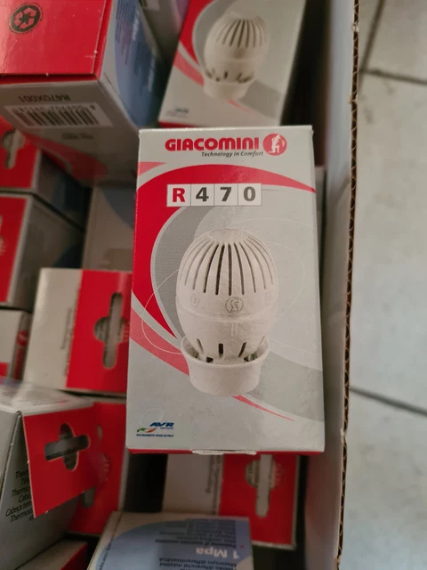 LOT DE 5 Têtes thermostatique - bulbe à soufflet - R470 GIACOMINI (1)
