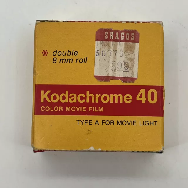 KODAK Kodachrome 40 8mm Color Movie Film 25 ft KMA 459 Type A - Expired Dec 1983