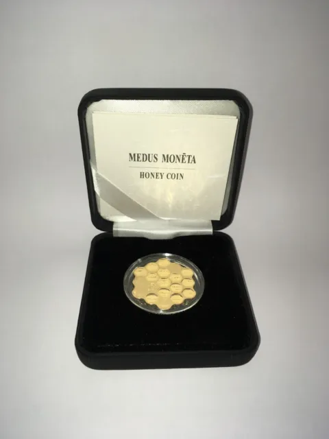 Latvia 🇱🇻 2018 Silver 5 Euro Coin Gold Plated Honey Coin