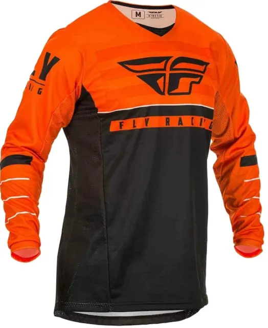 Fly Racing 2020 Kinetic K120 Motocross Trikot orange/schwarz/weiß Large L