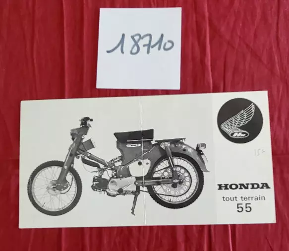 N°18710  /  HONDA  tout terrain 55 prospectus en français 1964