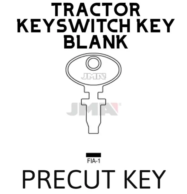 TRACTOR Precut  Keyswitch Key FIAT-Bosch-Lucas