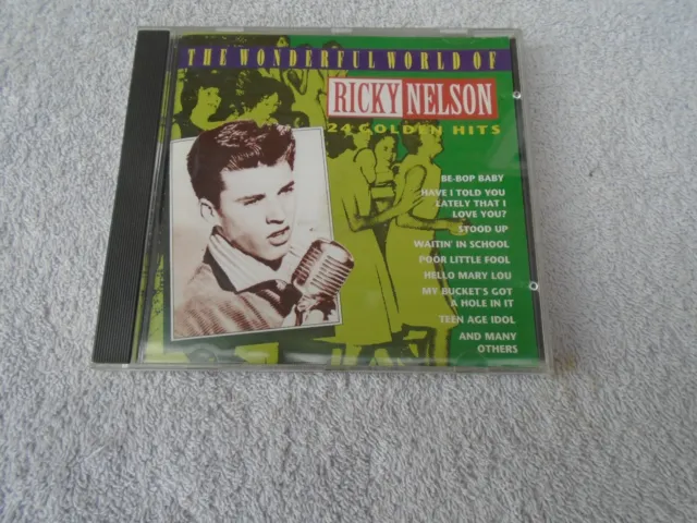Ricky Nelson - The Wonderful World Of Ricky Nelson  - 24 Golden Hits  CD