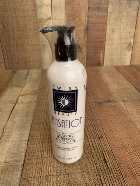Swisa Beauty Dead Sea Intensive Foot Care Lotion - With Eucalyptus Oil.