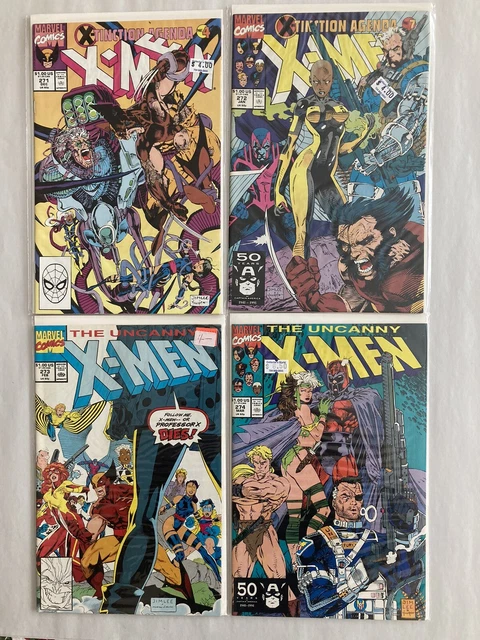 Uncanny X-Men & Vol. 2 Jim Lee Lot Of 25 Comics. NM/VF+ 90’s Marvel 4