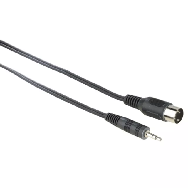 Hama 3,5mm Klinken-Stecker auf 5-pol. DIN-Stecker 5-pol Adapter-Kabel Midi-Kabel