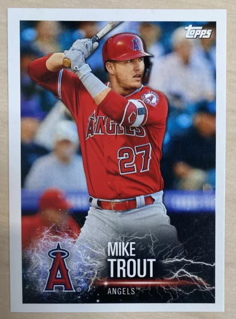 MIKE TROUT / AARON JUDGE - 2019 Topps Stickers #62 - ANGELS / YANKEES