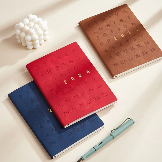 Taking Notes English Agenda 2024 A5 Notebook 365 Days Notepad Business