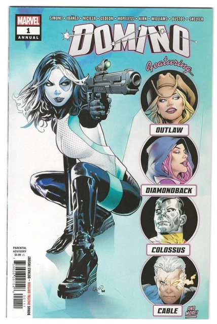 Marvel Comics DOMINO ANNUAL #1 first printing cover A
