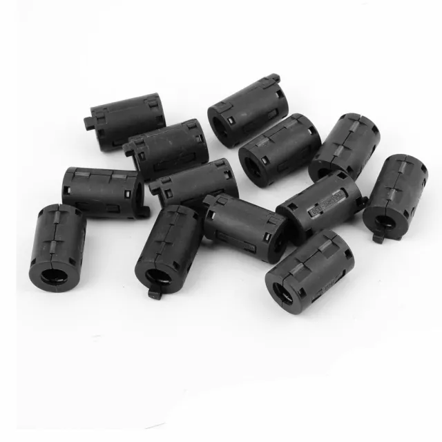 13 Pcs RFI EMI Ferrite Filter Cable Clip for 11mm Diameter Cable