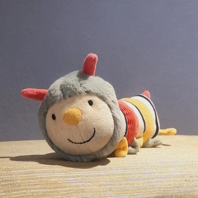 NEW JELLYCAT DOODLEBUG Caterpillar Rattle p £49.99 PicClick UK