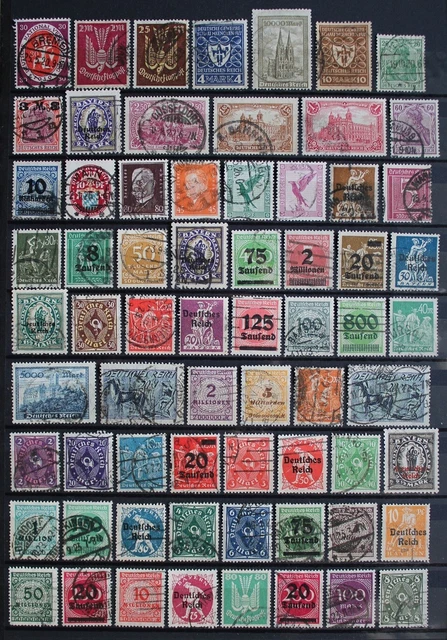 Deutsches Reich kleine Sammlung alte Marken