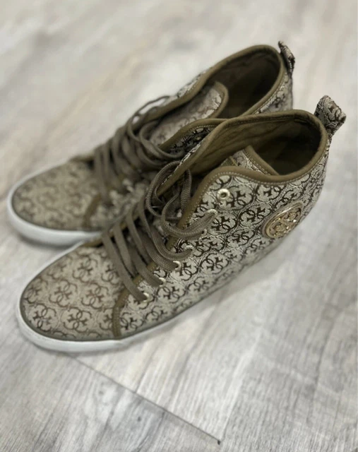 Basket Guess Femme Basket Blanche Montant Femme BASKET MONTANTE