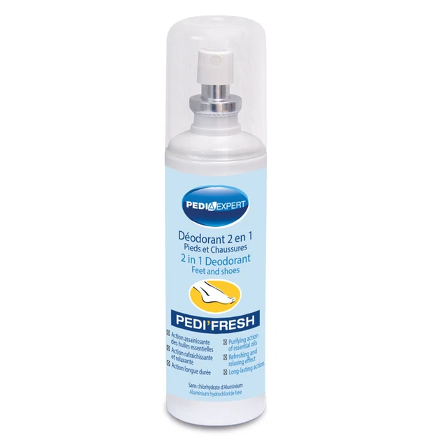Pediexpert Spray PediFresh Désodorisant 2 en 1 Pieds et Chaussures