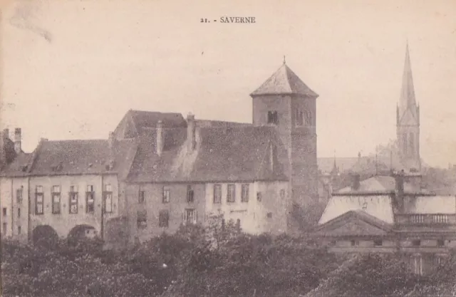 CPA 67 Env. Molsheim Marmoutier SAVERNE Eglise NOTRE-DAME Château des ROHAN