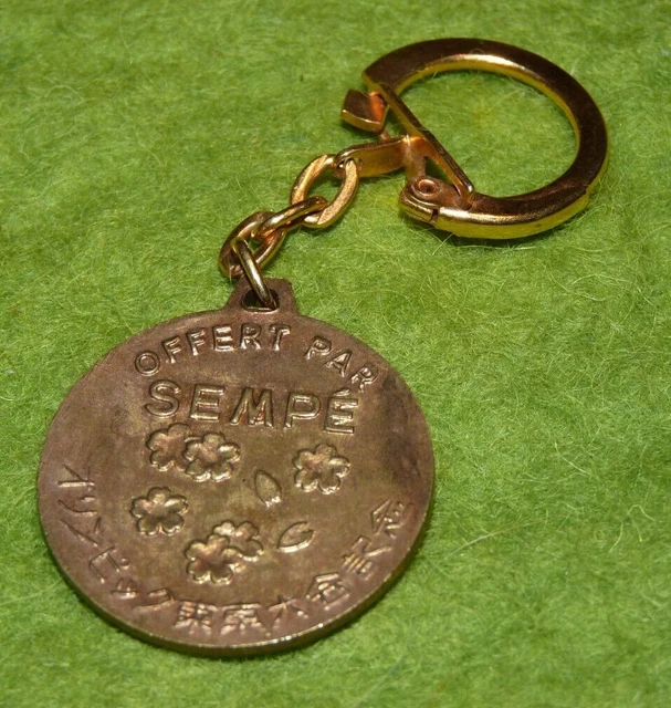 Porte-clés Thermomètre OFFICIEL Des Jeux Olympiques De Grenoble 1968 - Pièce Collector Rare