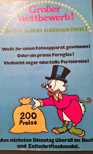 Micky Maus Comic Heft Nr.11 mit SB+GS+Beilage Doppel Karte  1972 Z 2 (202 3