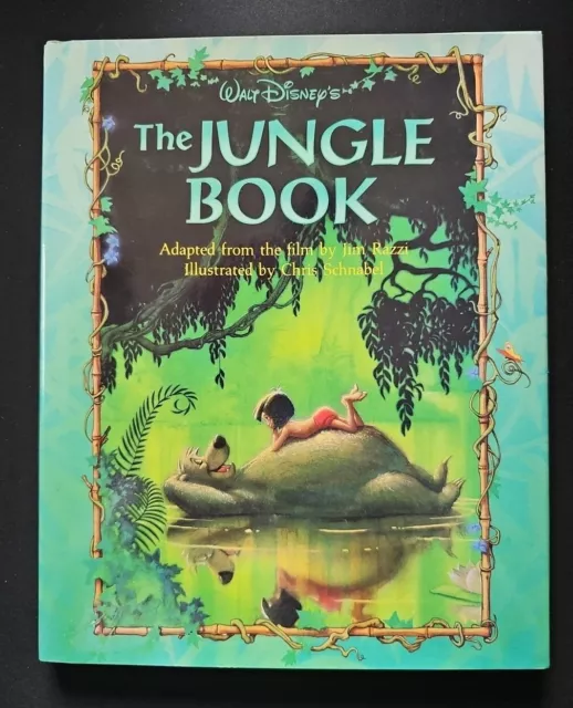 Walt Disneys The Jungle Book HC DJ By Jim Razzi 1992 First Edition