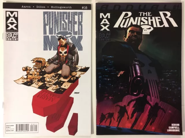 The Punisher Max 16 Annual 1 / 13 and 14 Mother Russia - Marvel Comics Lot of 4 3