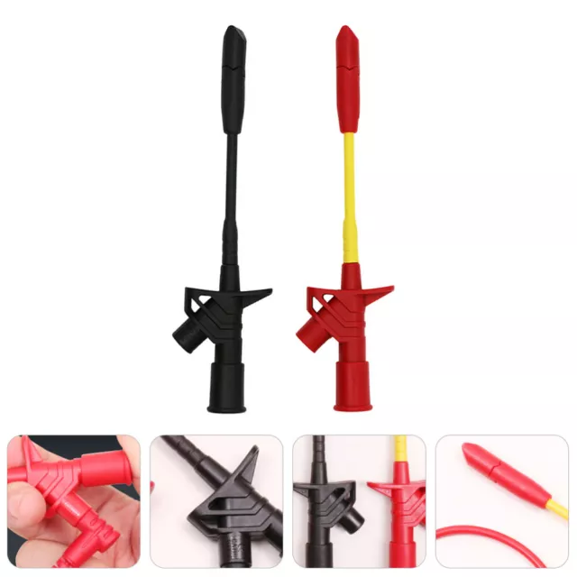 2Pcs Insulation Piercing Clip Test Tool Multimeter Kit Insulation Piercing Clip