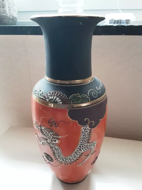 Japanische Antike Vase Satsuma-Style