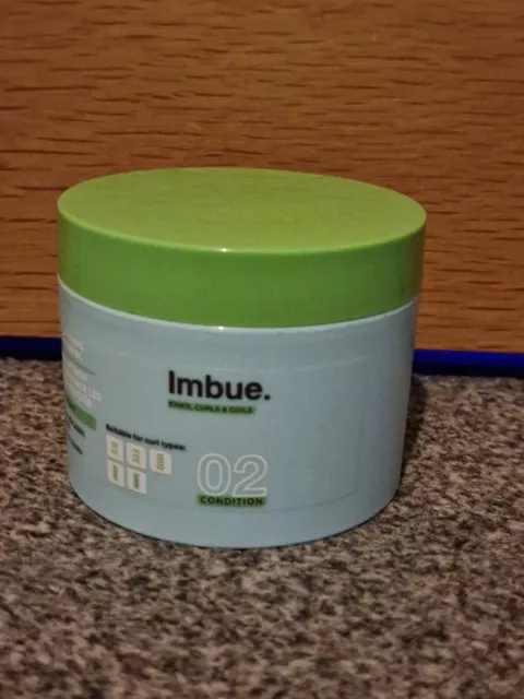 Imbue 02 Curl Restoring Maschera Intensiva 300ml Balsamo Profondo Ricco di Proteine Vegano
