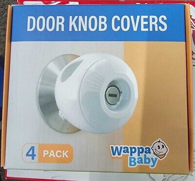 Safety 1st 4 Pack Grip N Twist Round Door Knob Covers Keeps Kids Out