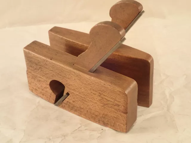 NICE ! Matched Pair of Coachmaker Compassed Rabbet Molding Planes 7/8" Cut 3