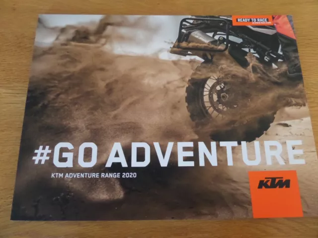 KTM Adventure  Range Motorcycle Sales Brochure 2020 - 1290 / 790 / 390