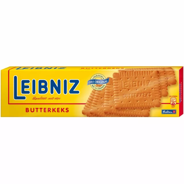 Biscuits au beurre Bahlsen Leibniz - 200 g - Paquet de 1