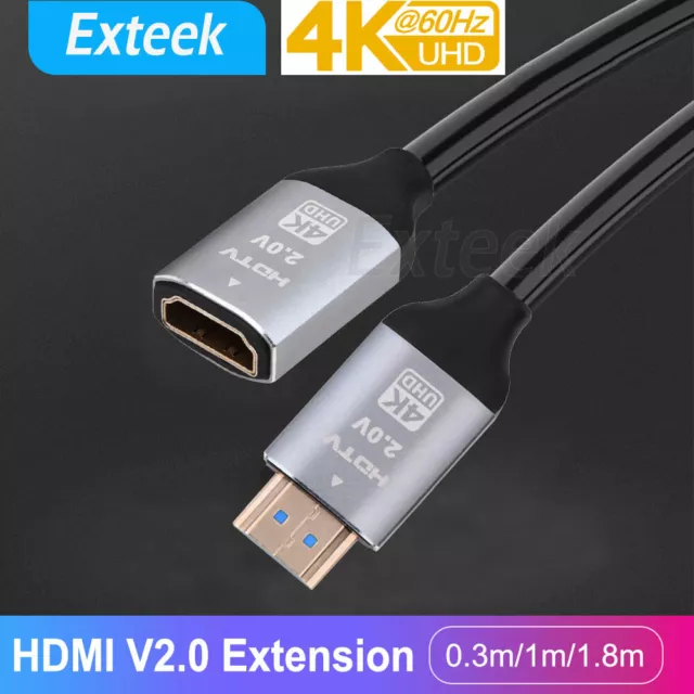 HDMI Extension Cable Male to Female Lead V2.0 V2.1 4K 8K  HDTV Extender Adapter