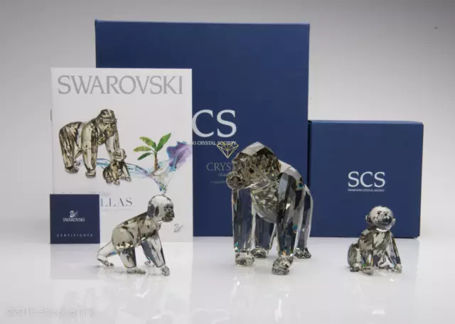 SWAROVSKI SCS Annual Edition 2009 GORILLAS + Cub 952504+955440