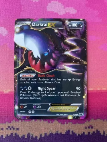 Pokemon Card Darkrai EX BW46 Ultra Rare Black Star Promo  Near Mint Condition Co