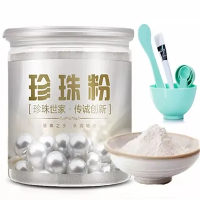 500g 100% Pure Qualité D'eau Douce Naturelle Ultra Fine Pearl Powder Masque #