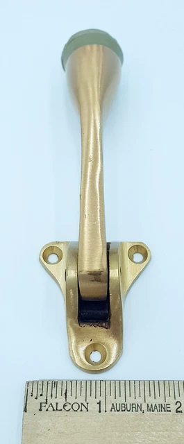 Glynn Johnson Kick Down Door Holder Bronze 4" NOS 3