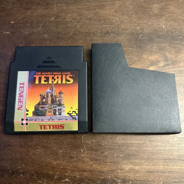 Tetris (Tengen) Soviet Mind Game - Nintendo NES - Tested - Authentic - Clean