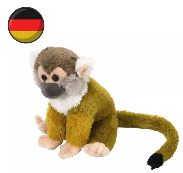 "Wild Republic 11912 Plüsch Totenkopfäffchen Kuscheltier - 20cm Plüschtier"