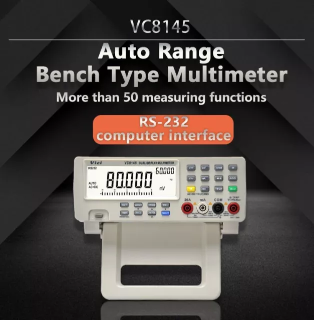 VC8145 Max 80000 digits, Broadband True RMS, Quasi-function generator