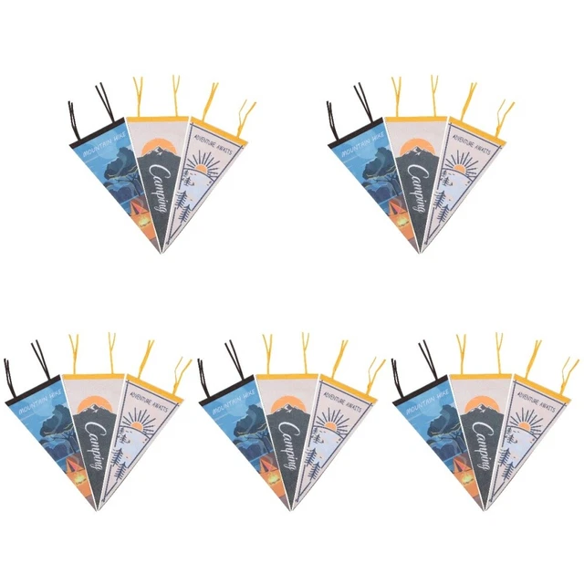 15 Pcs Drapeau De Camp Extérieur Décor De Camping Décor Extérieur Tente