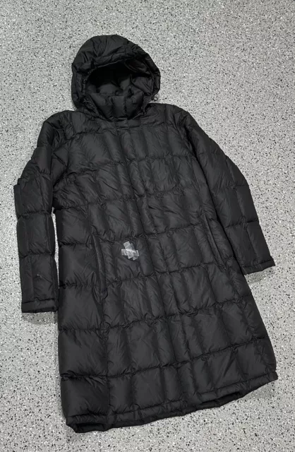 The North Face Womens Metropolis Parka 550 Goose Down Jacket Sz XL TNF Black