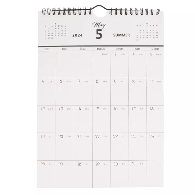 Planning Hanging Monthly Wall Calendar for Bedroom Landscape Display Decorate