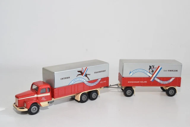 TEKNO 1/43 Ref 451 Camion Scania Vabis TTBE Boite D'origine