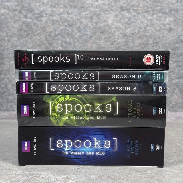 SPOOKS THE COMPLETE Series 1-10 DVD Box Sets + Movie UK Region 2