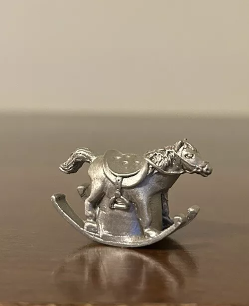 Vintage Pewter Thimble Collectors Club Rocking Horse TCC Made In England