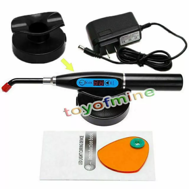 Dentist Dental LED Curing Light Lamp Wireless Cordless Resin Cure 10W 2000MW USA