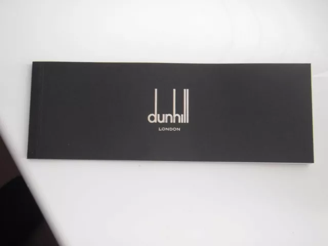 Dunhill pen booklet